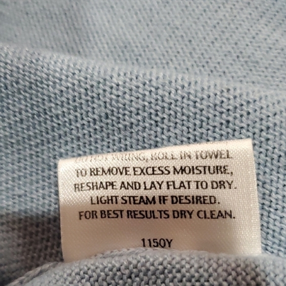 Eileen Fisher Light Blue Crew Neck Sweater - Picture 11 of 11